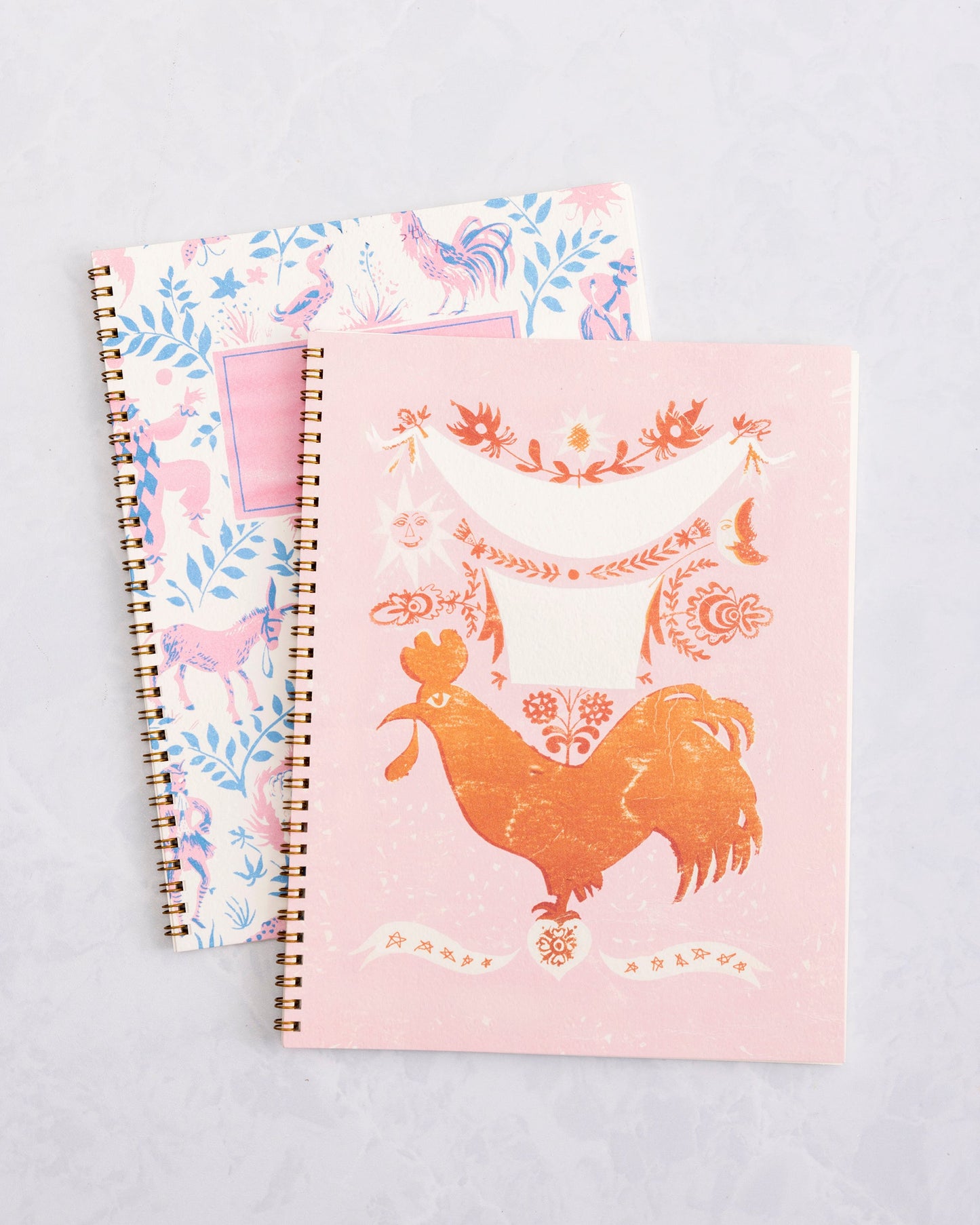 Pink and Blue - French Storybook Notebooks - Parcel