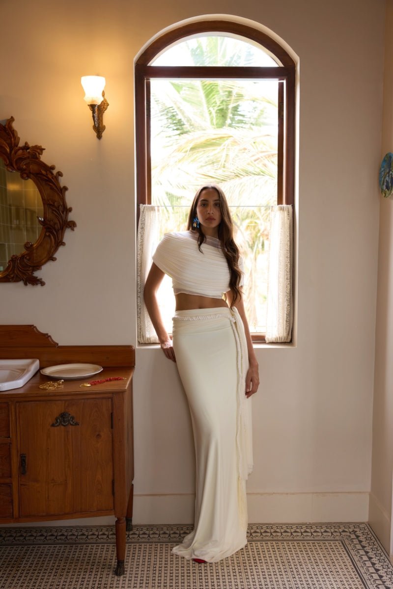 ALYSSA TOP AND SKIRT SET