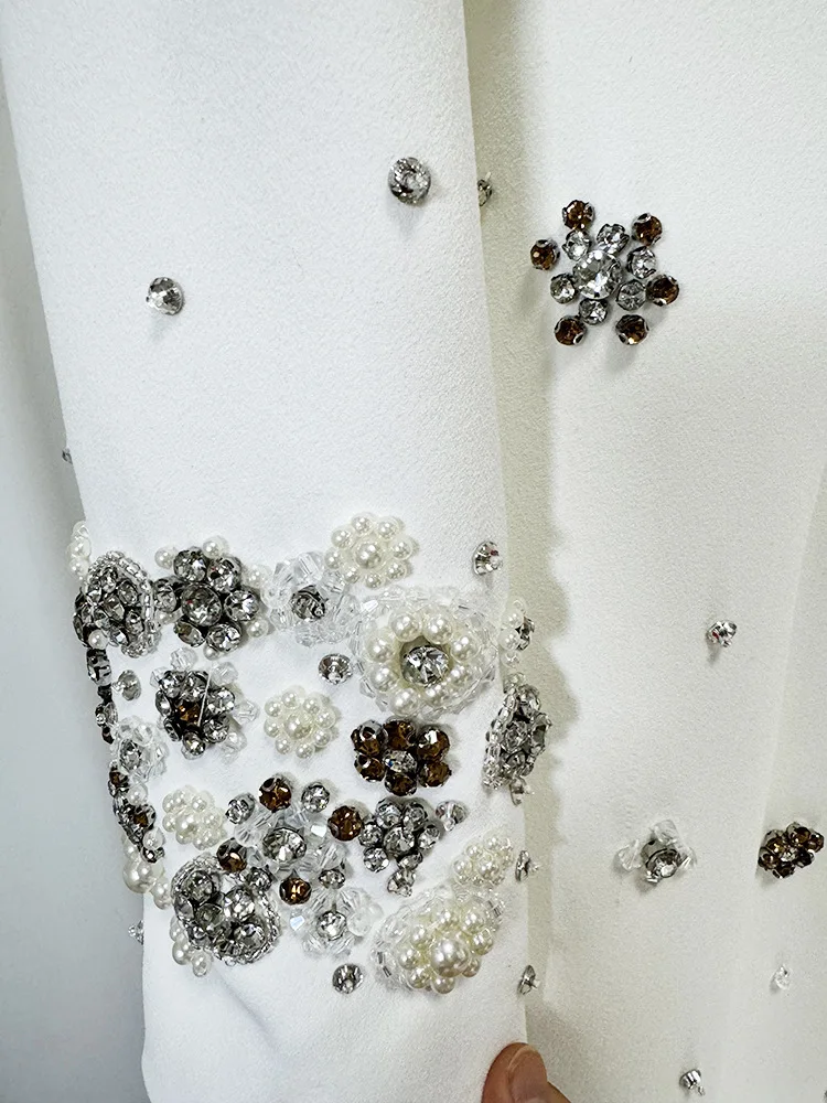 Luxury Crystal Embellished Maxi Dress