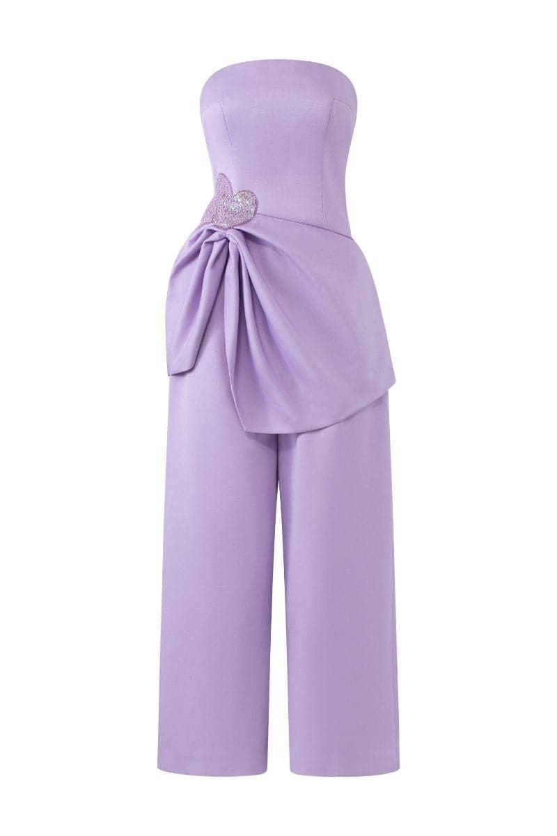 ESTELLE GATHERED TOP AND NOELLE PANTS SET