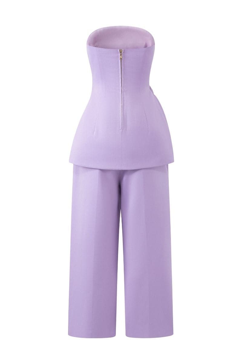ESTELLE GATHERED TOP AND NOELLE PANTS SET