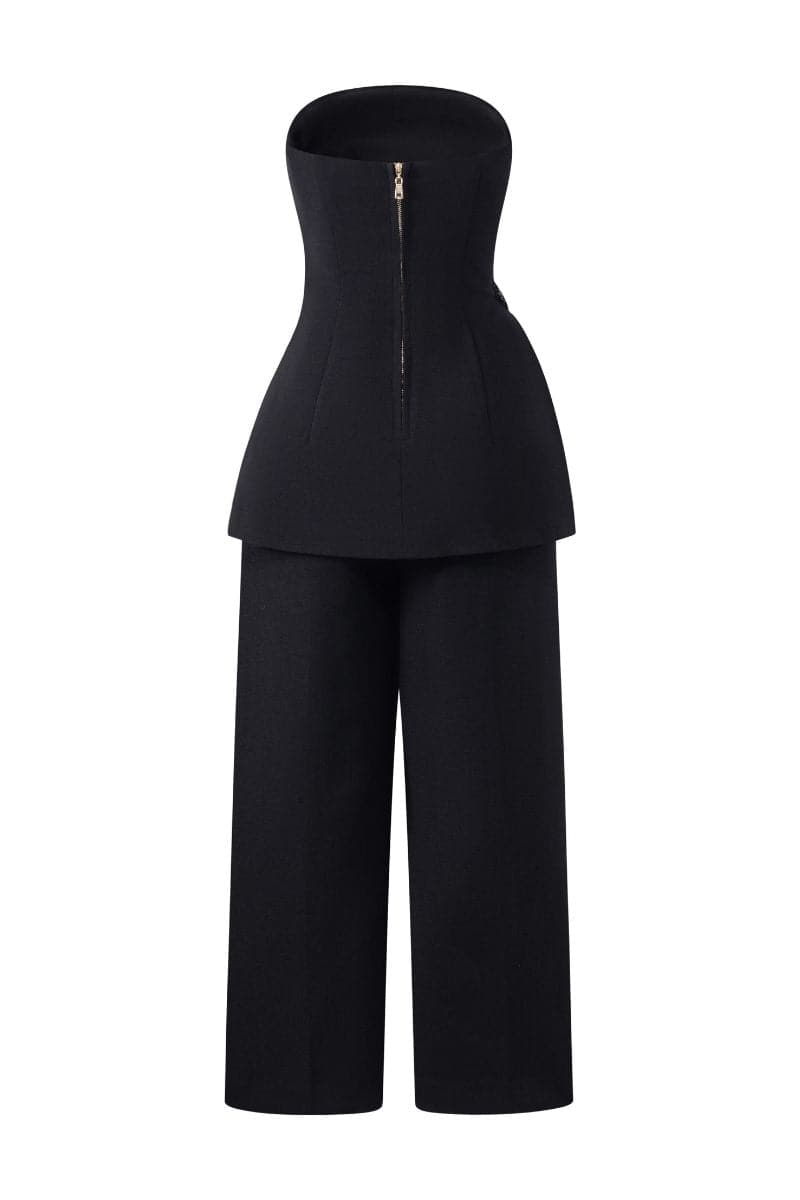 ESTELLE GATHERED TOP AND NOELLE PANTS SET
