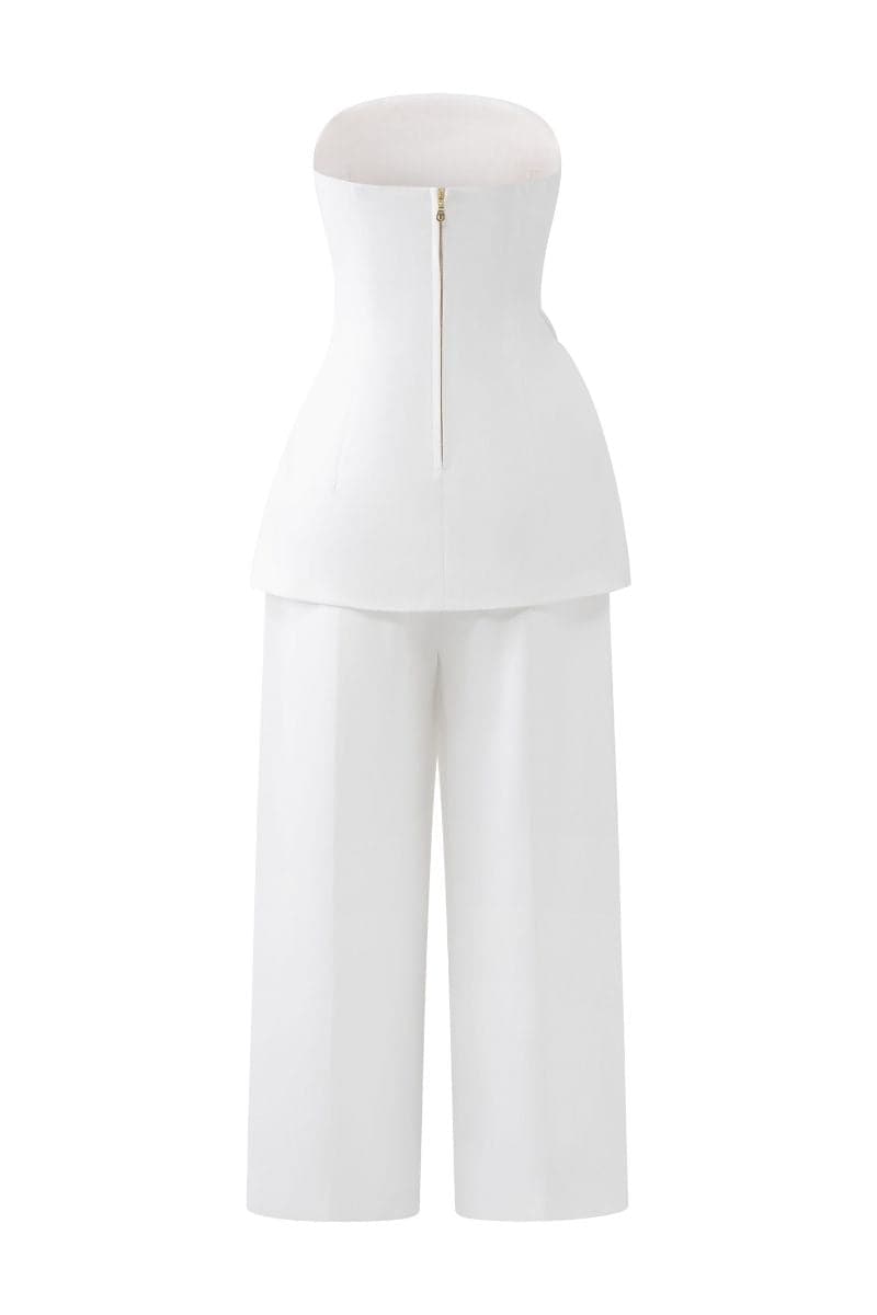 ESTELLE GATHERED TOP AND NOELLE PANTS SET