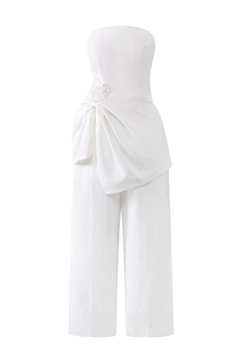 ESTELLE GATHERED TOP AND NOELLE PANTS SET