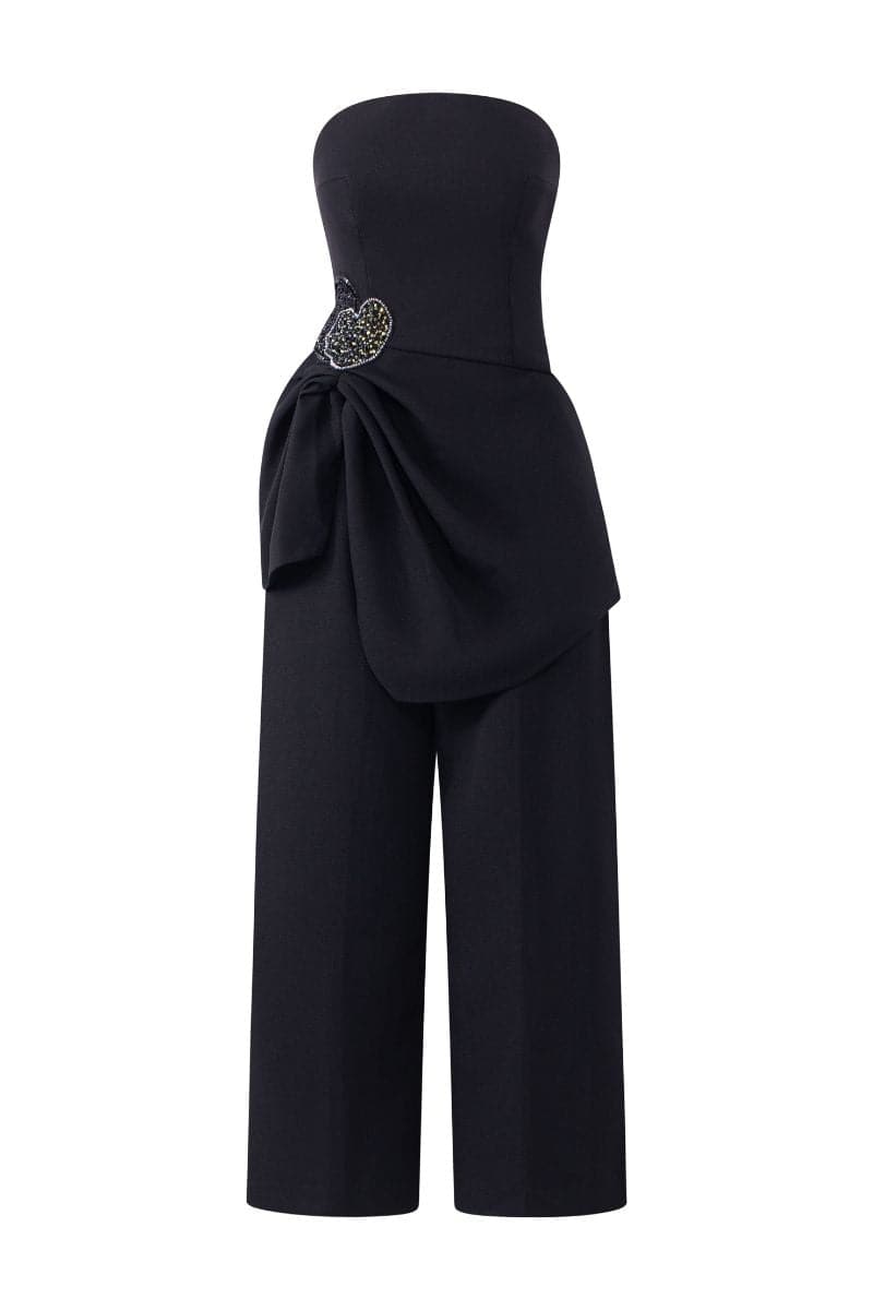 ESTELLE GATHERED TOP AND NOELLE PANTS SET