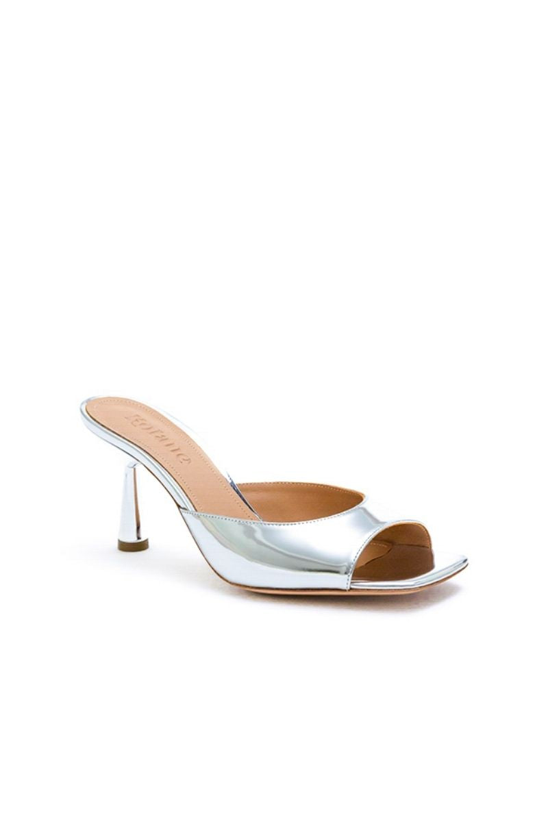 GRETA MULE IN SILVER