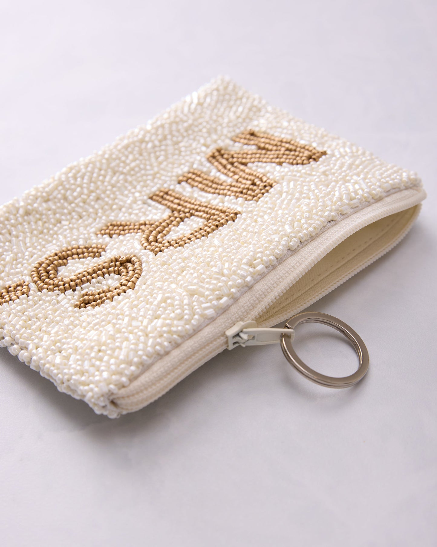 White - Mrs Coin Pouch - Tiana Designs