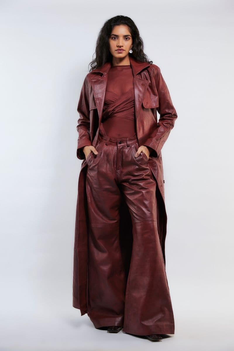 ELLEN CHERRY RED CO-ORD SET