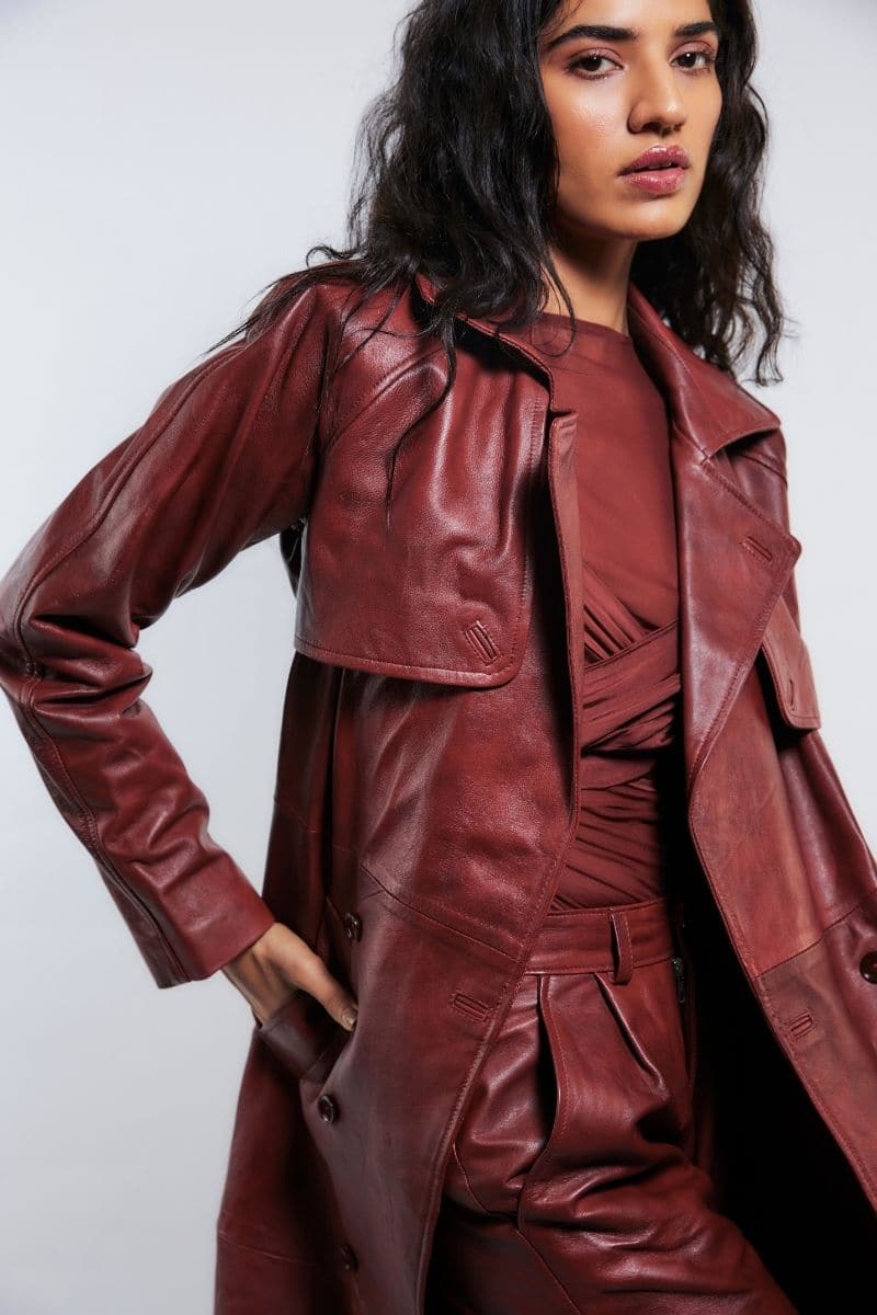 ELLEN CHERRY RED CO-ORD SET