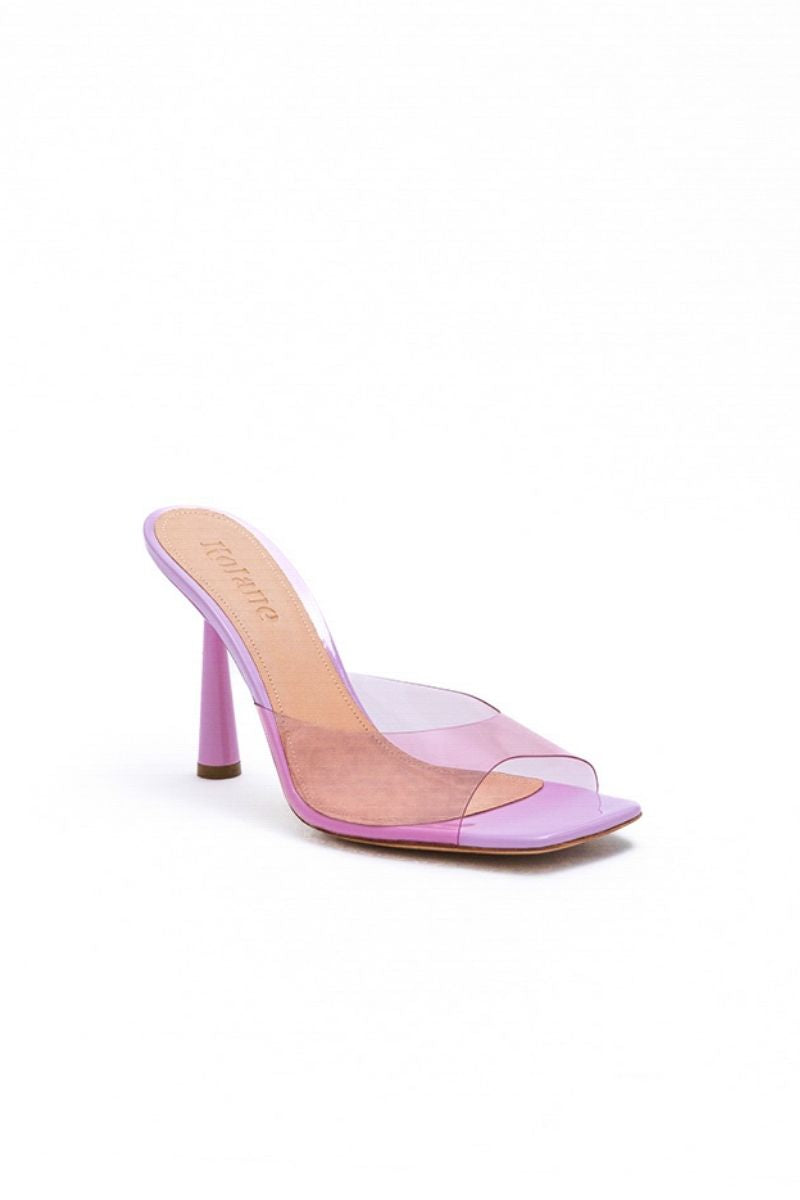 MARGOT MULE IN ROSE PINK TRANSPARENT