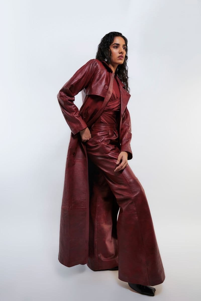 ELLEN CHERRY RED CO-ORD SET