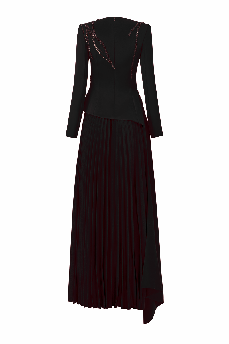 LUMIA SILK TOP AND SKIRT SET