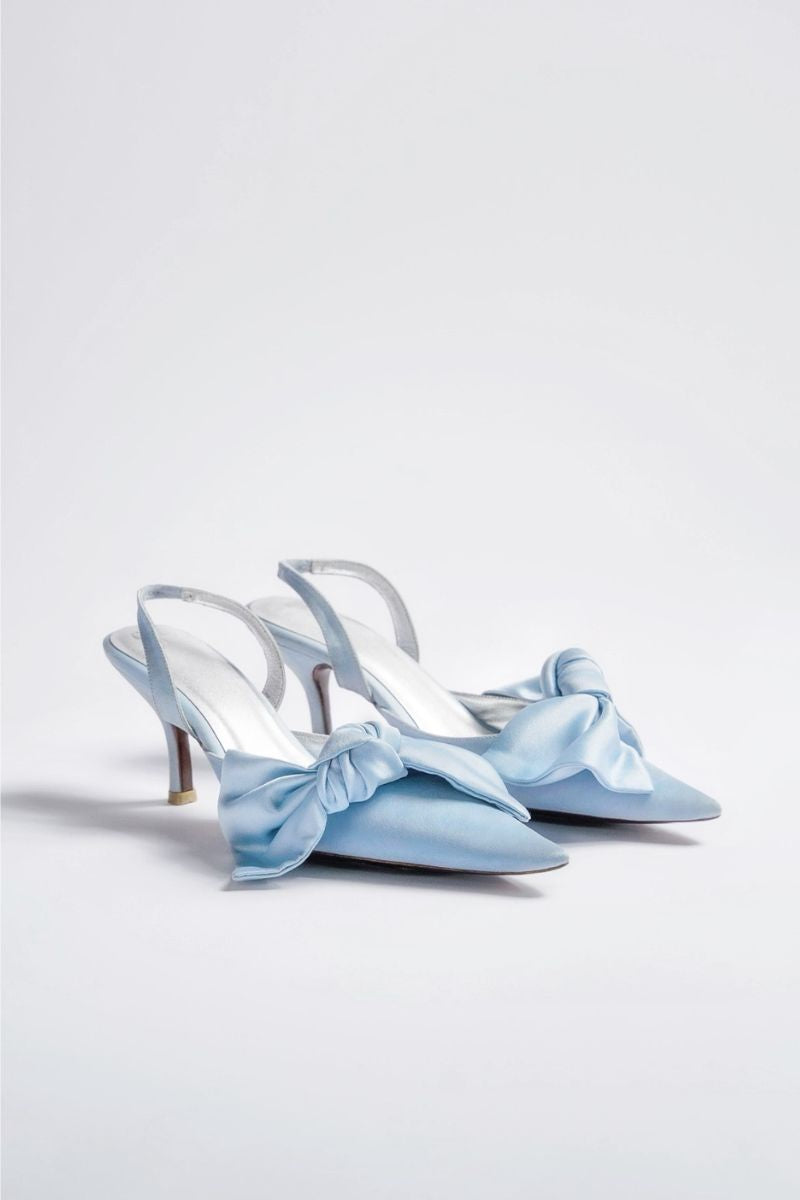 CINDERELLA BOW HEELS