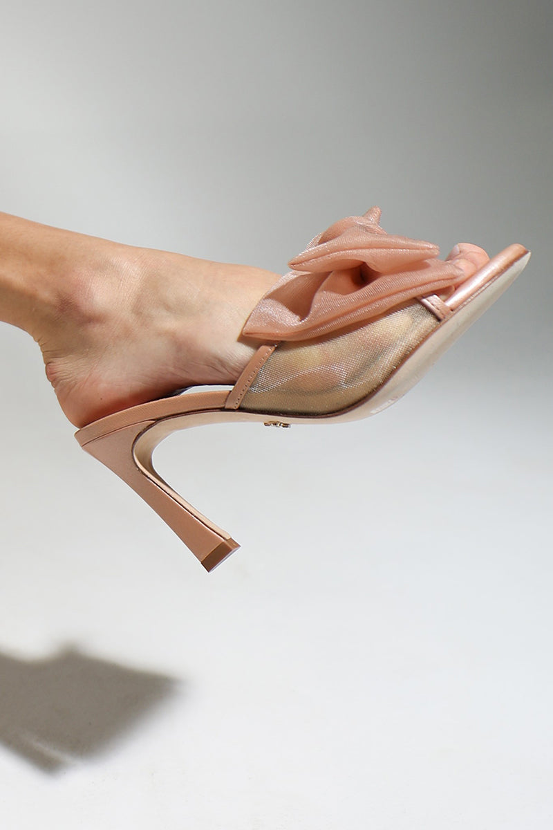 TAN BOW MULES