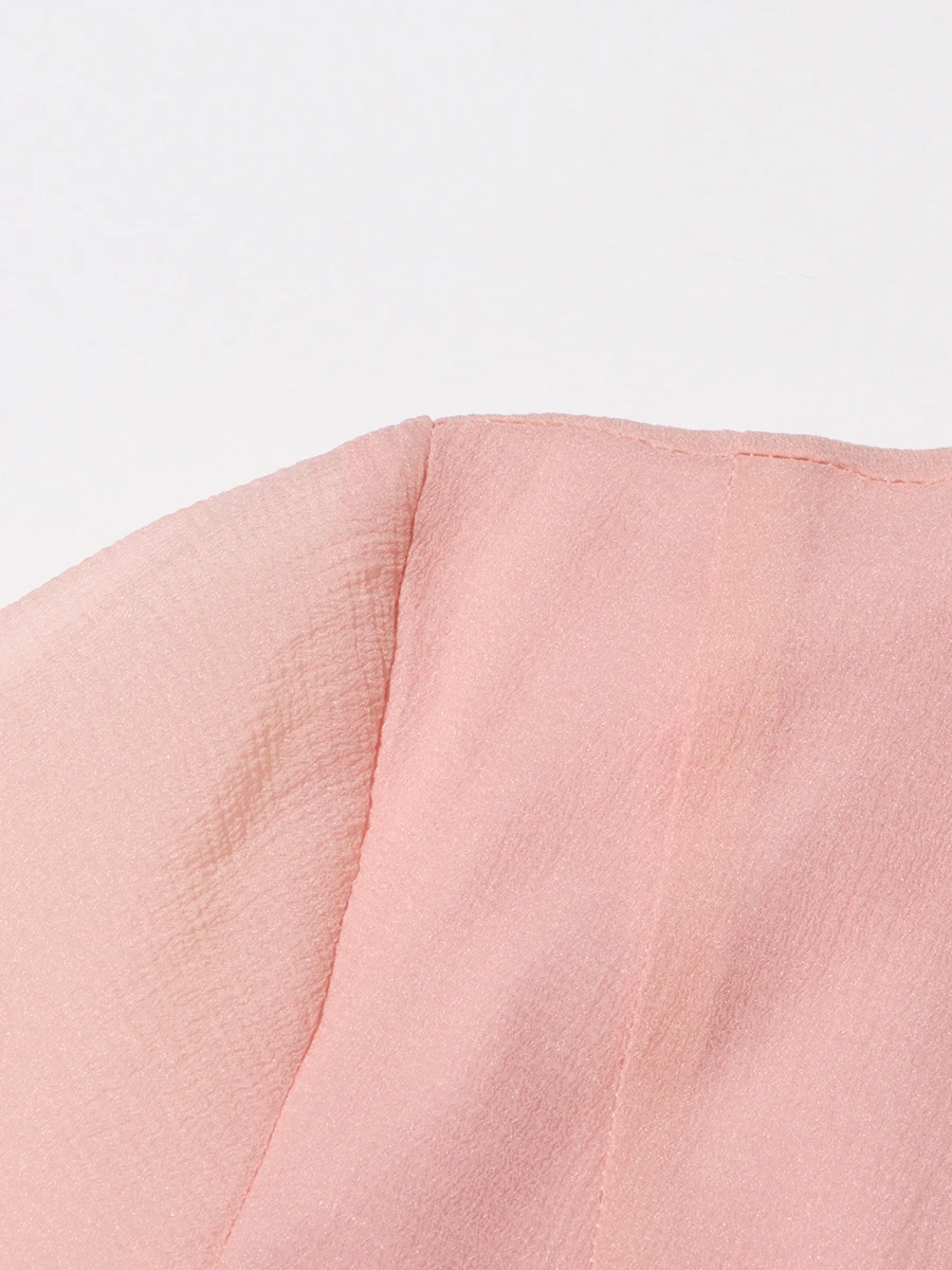 Elegant Ruffle Flare Sleeve Dress