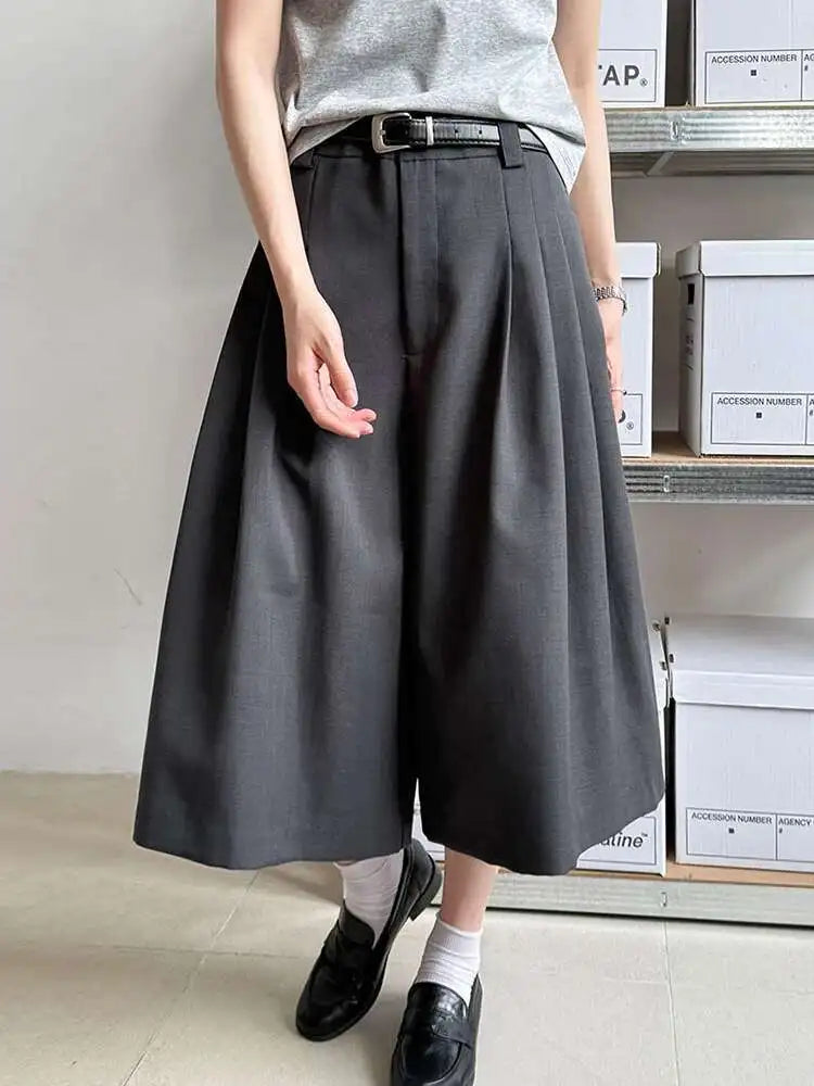 Women's Japanese Wide-Leg Culottes