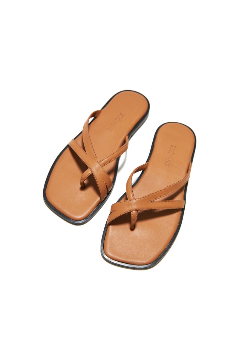 MARK SANDALS IN TAN