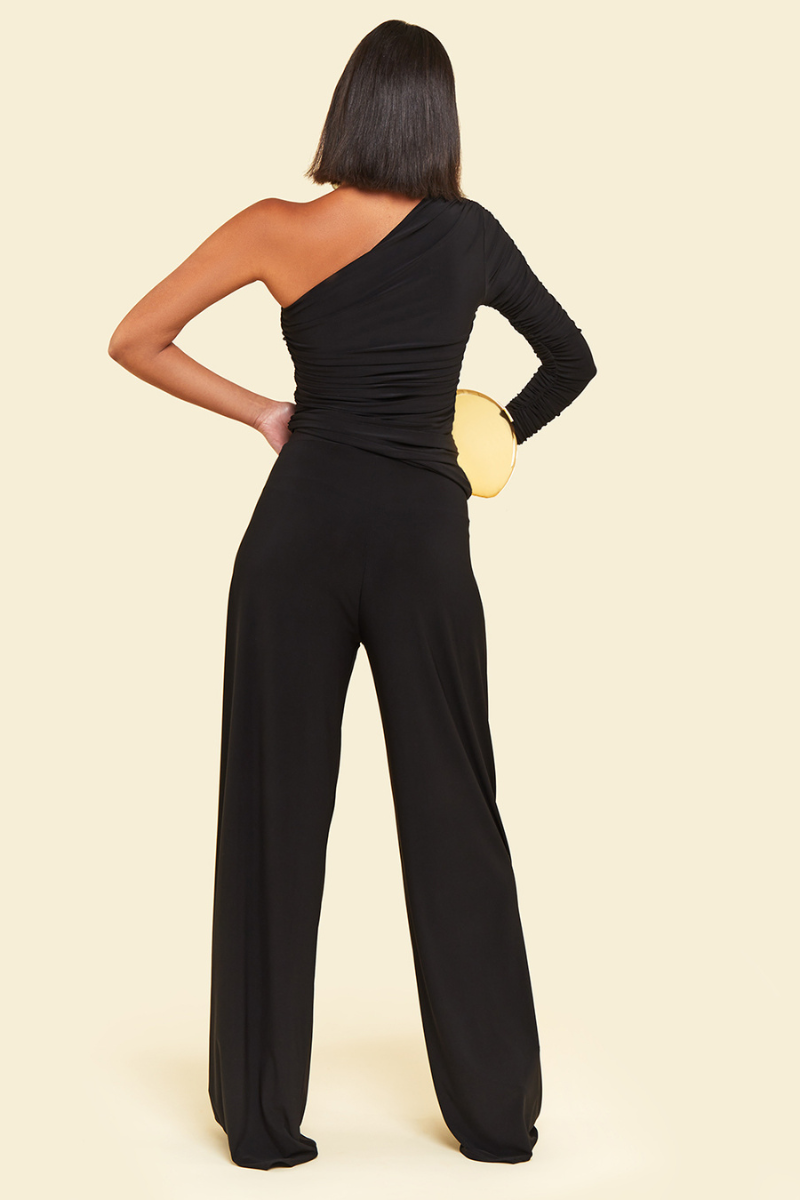NEPETA TOP AND PANTS SET IN BLACK