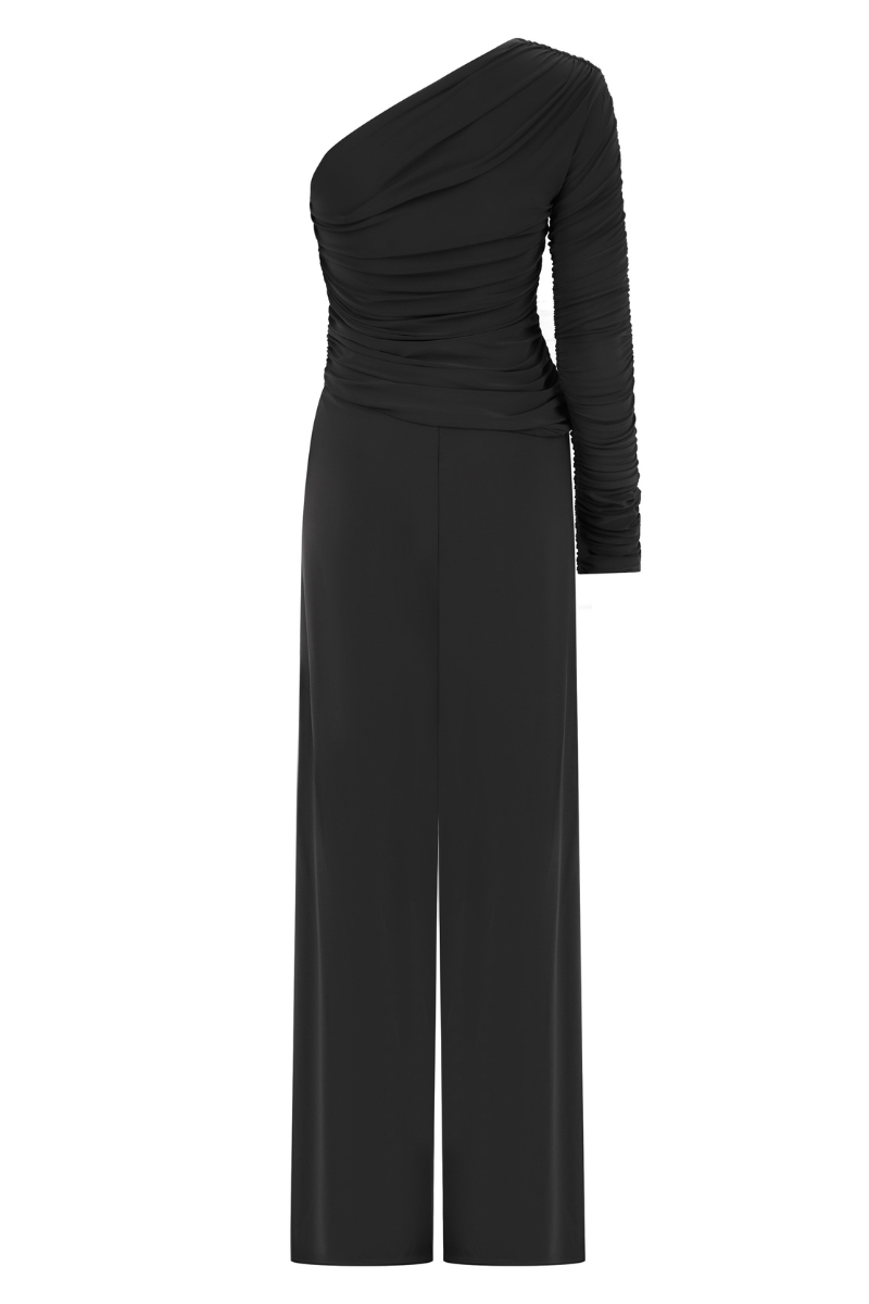 NEPETA TOP AND PANTS SET IN BLACK