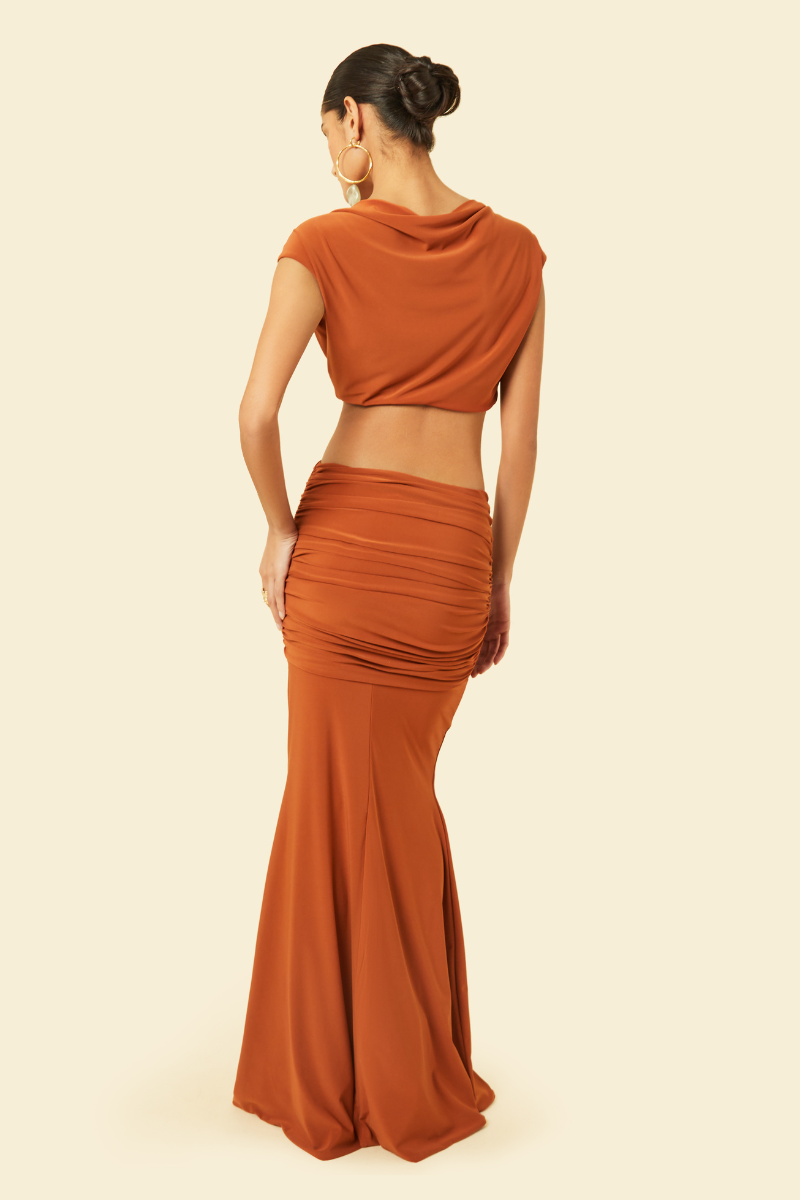 OLERIA CO-ORD SET IN ORANGE