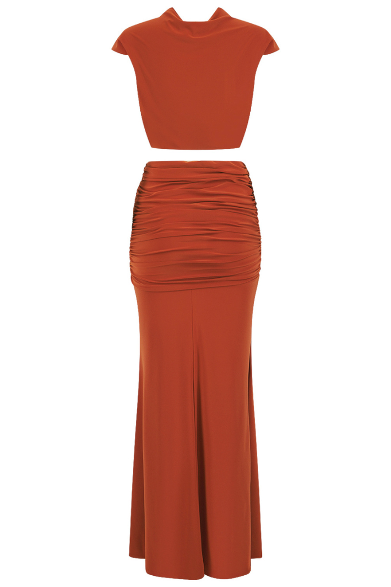 OLERIA CO-ORD SET IN ORANGE