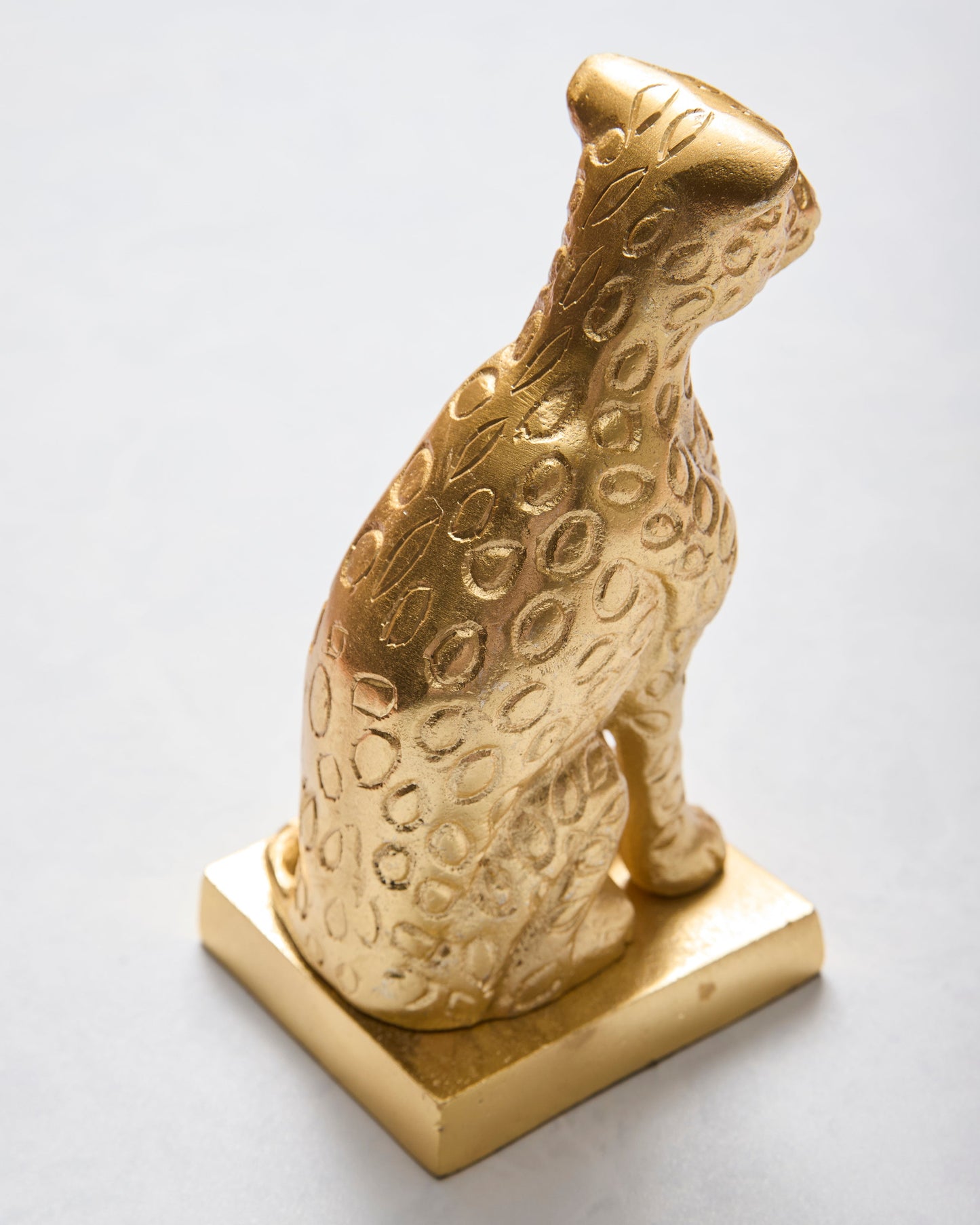 Gold - Leopard Bookend Set - 8 Oak Lane