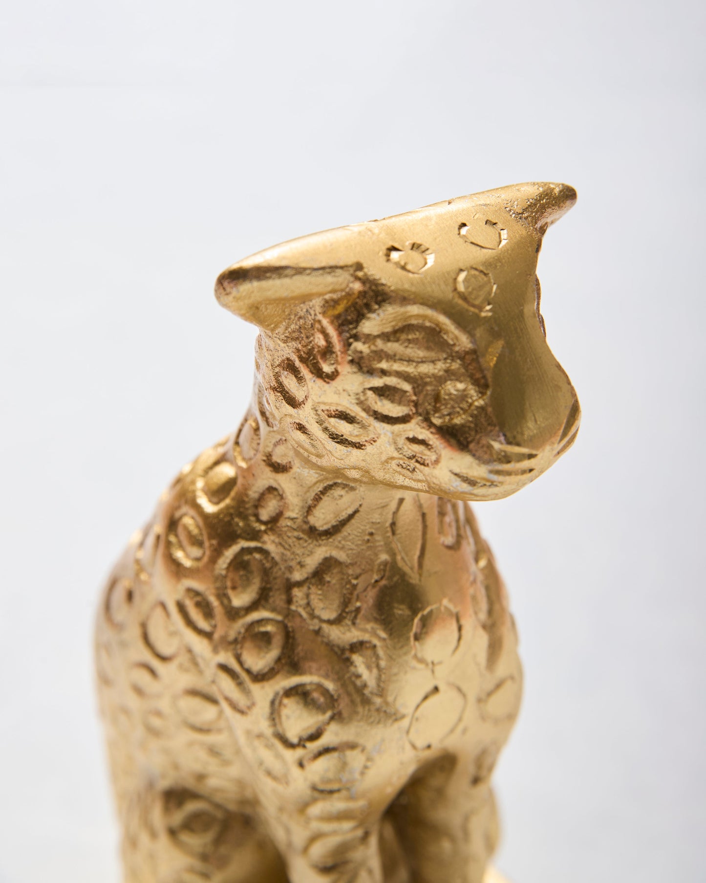 Gold - Leopard Bookend Set - 8 Oak Lane