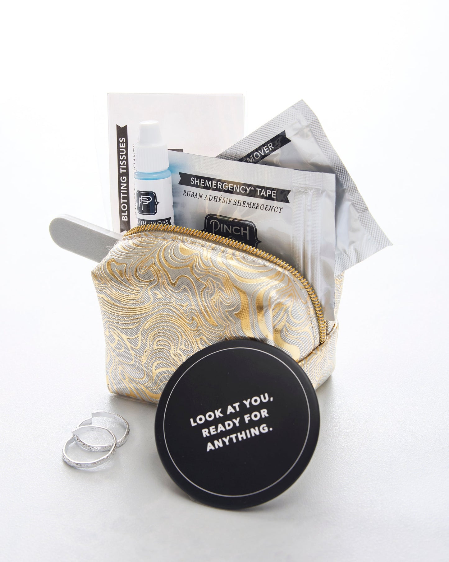 Metallic Swirl - Minimergency Kit for Bridesmaids
