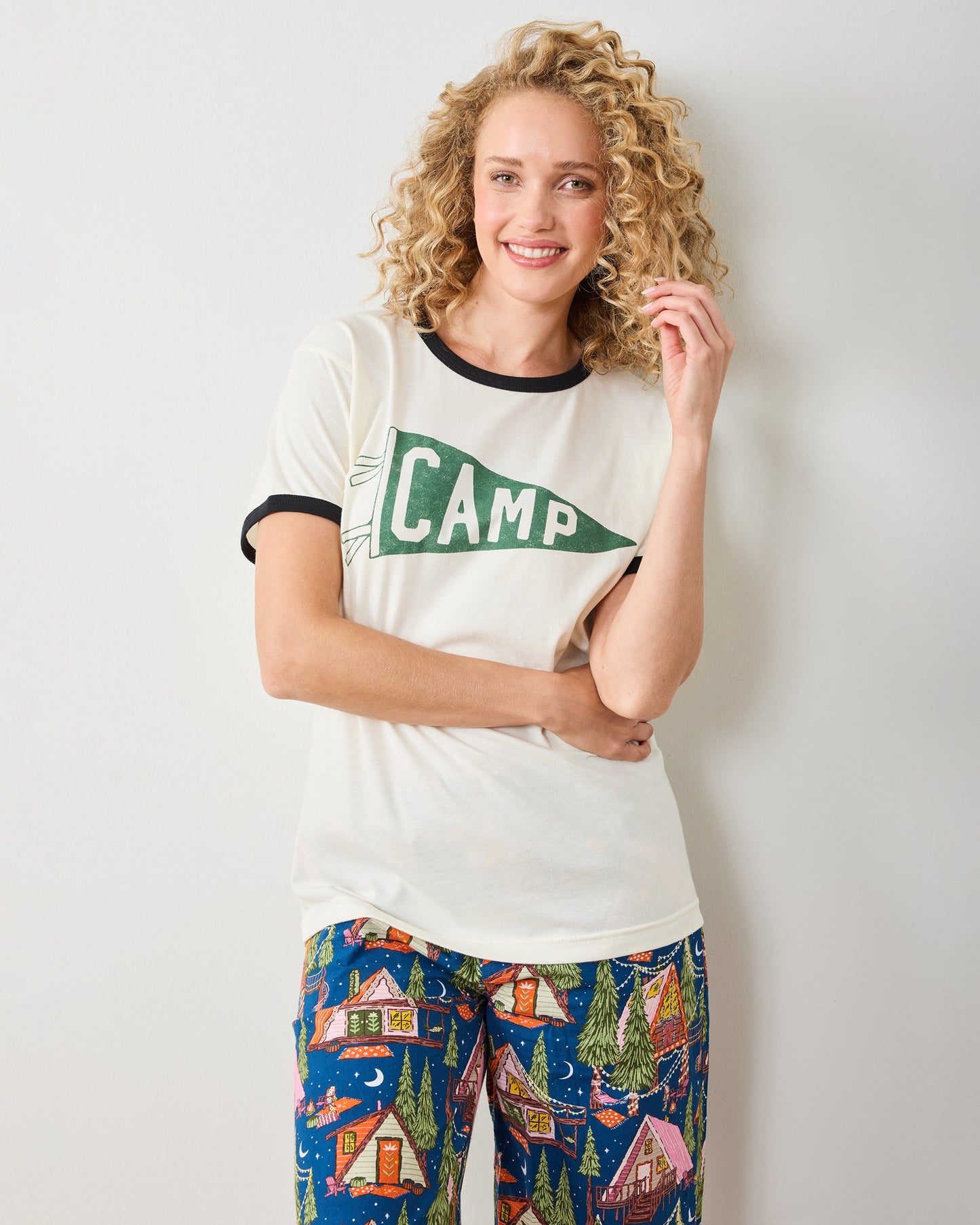 Camp - Ringer Graphic T-Shirt
