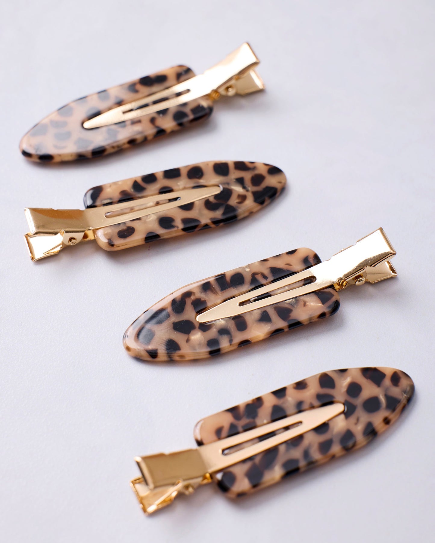 Leopard - Creaseless Clip Set Of 4