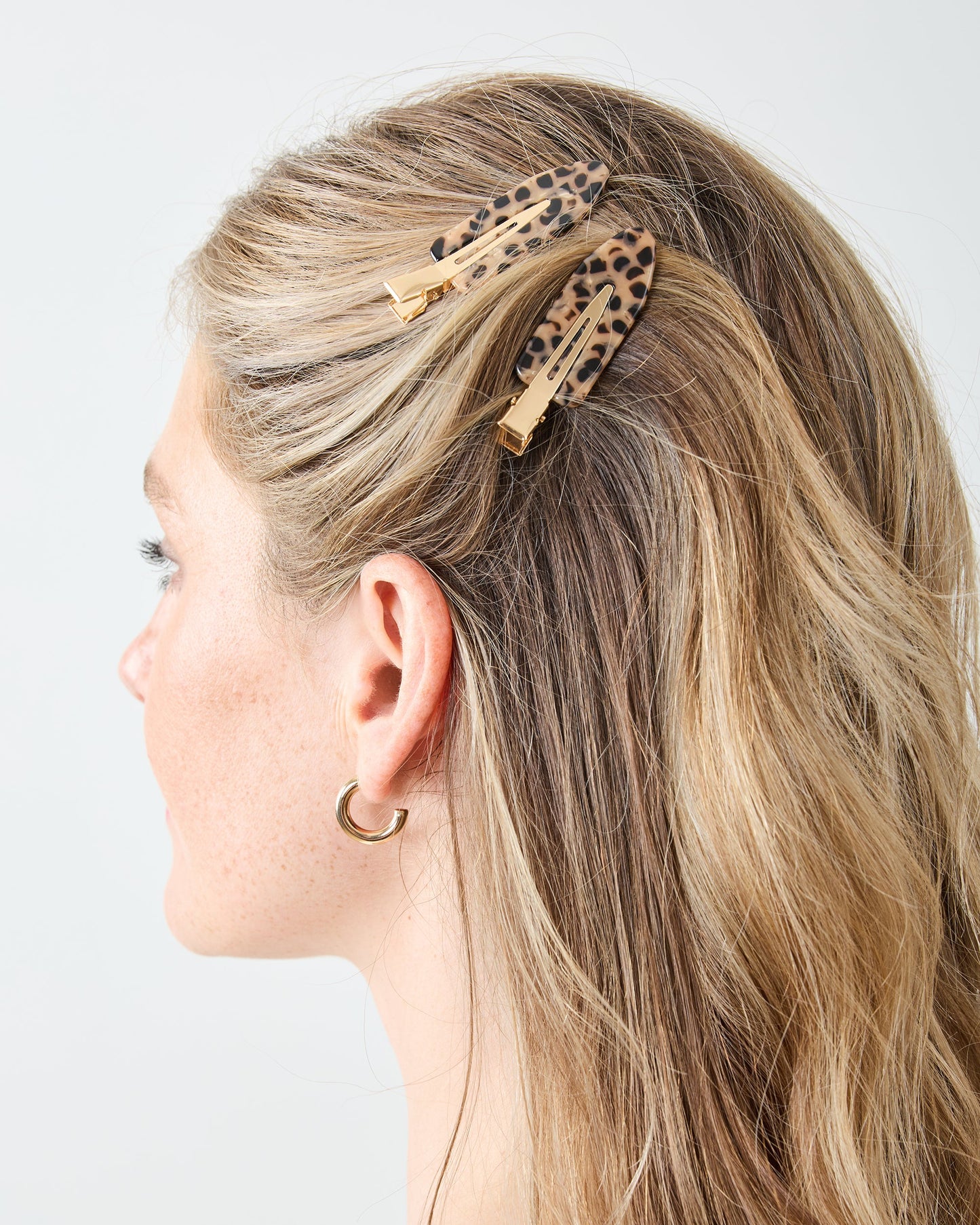 Leopard - Creaseless Clip Set Of 4