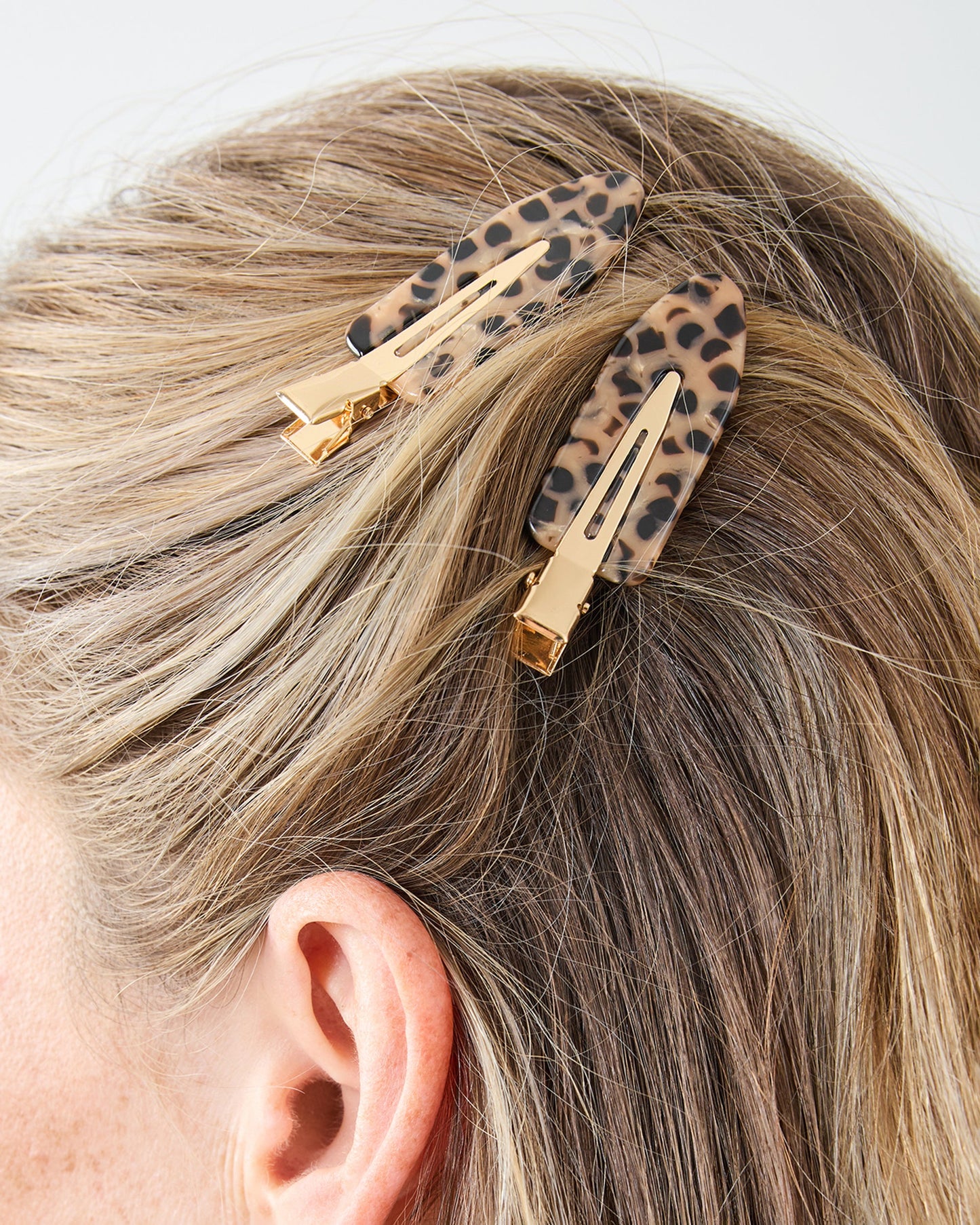 Leopard - Creaseless Clip Set Of 4