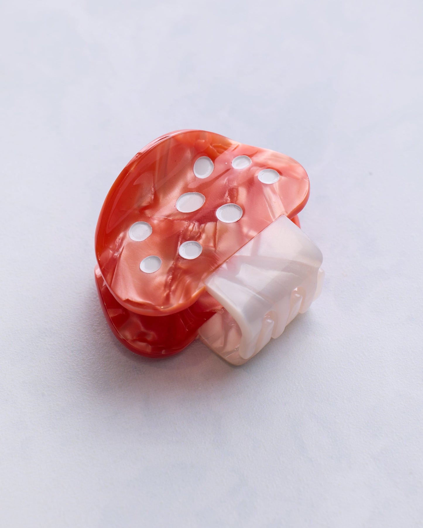 Mushroom Medley - Alice | Small Mushroom Claw Clip - Red