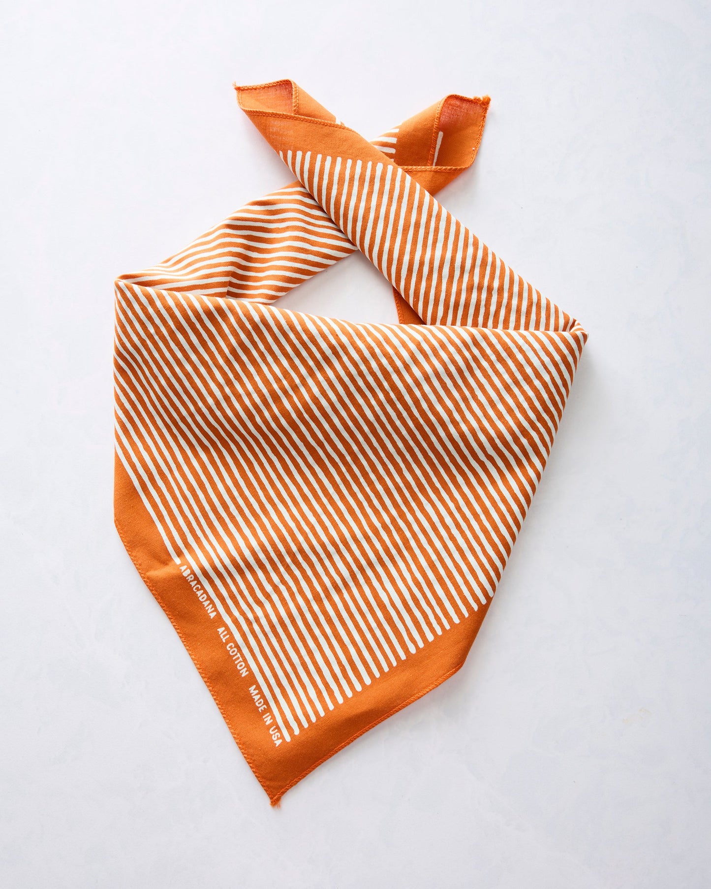 Marmalade Orange - Striped Bandana - Abracadana