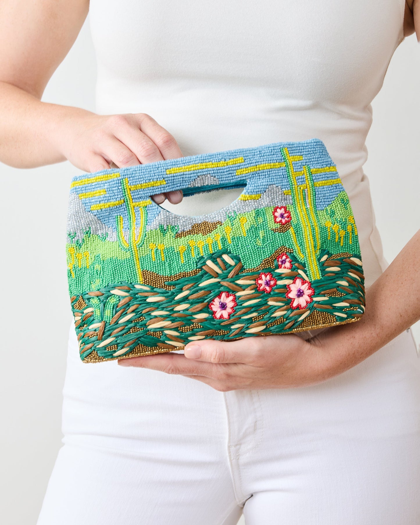 Cactus Combo - Cactus Cut Out Clutch - Tiana Designs