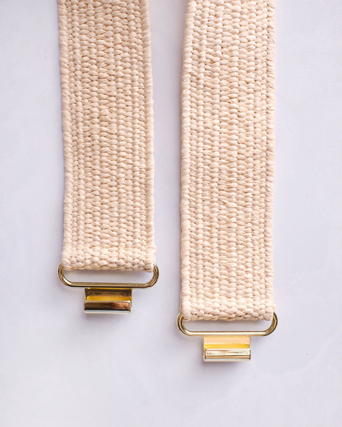 Tan - Raffia Belt - Garland Bags
