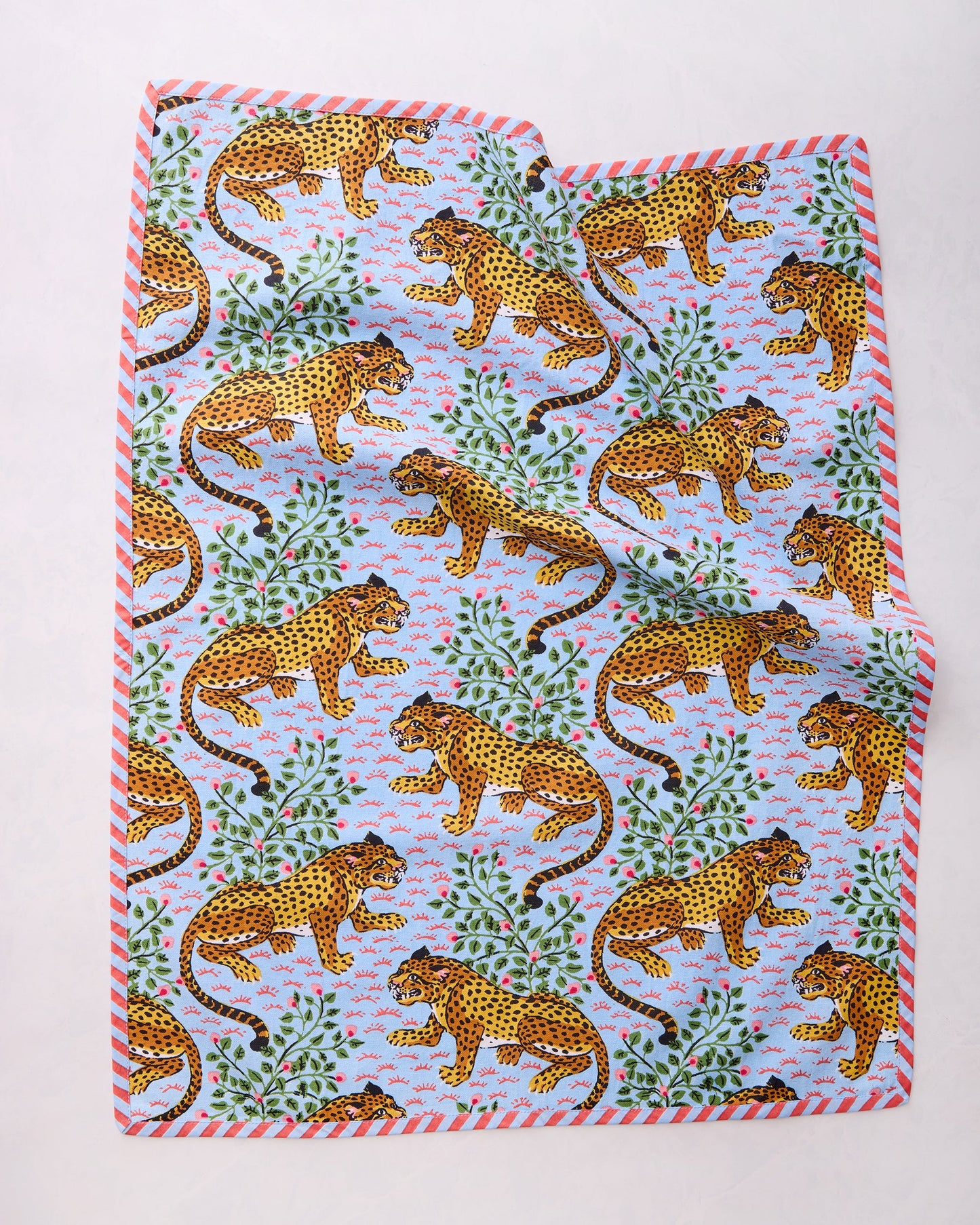 Bagheera - Tea Towels Set Of 2 - Pale Blue