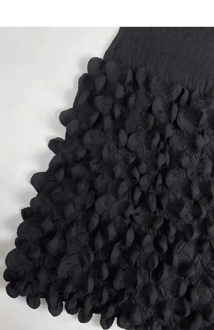 Luxury Pleated Bubble Skirt