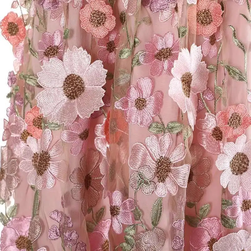 Luxe Floral Pull-On Midi Skirt