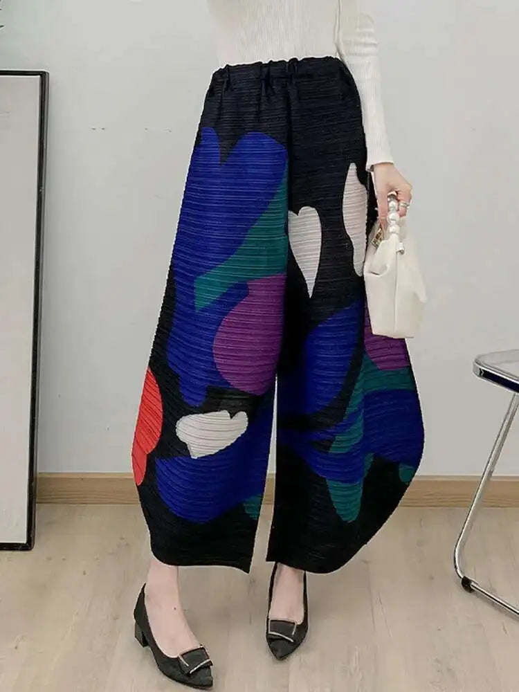 Pleated Unique Tailored Culottes