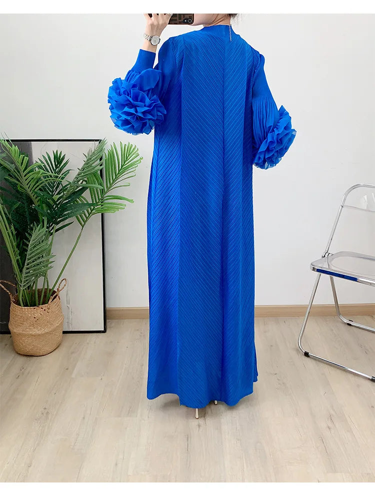 Women's Truly Pleated Oversized Midi Dress
