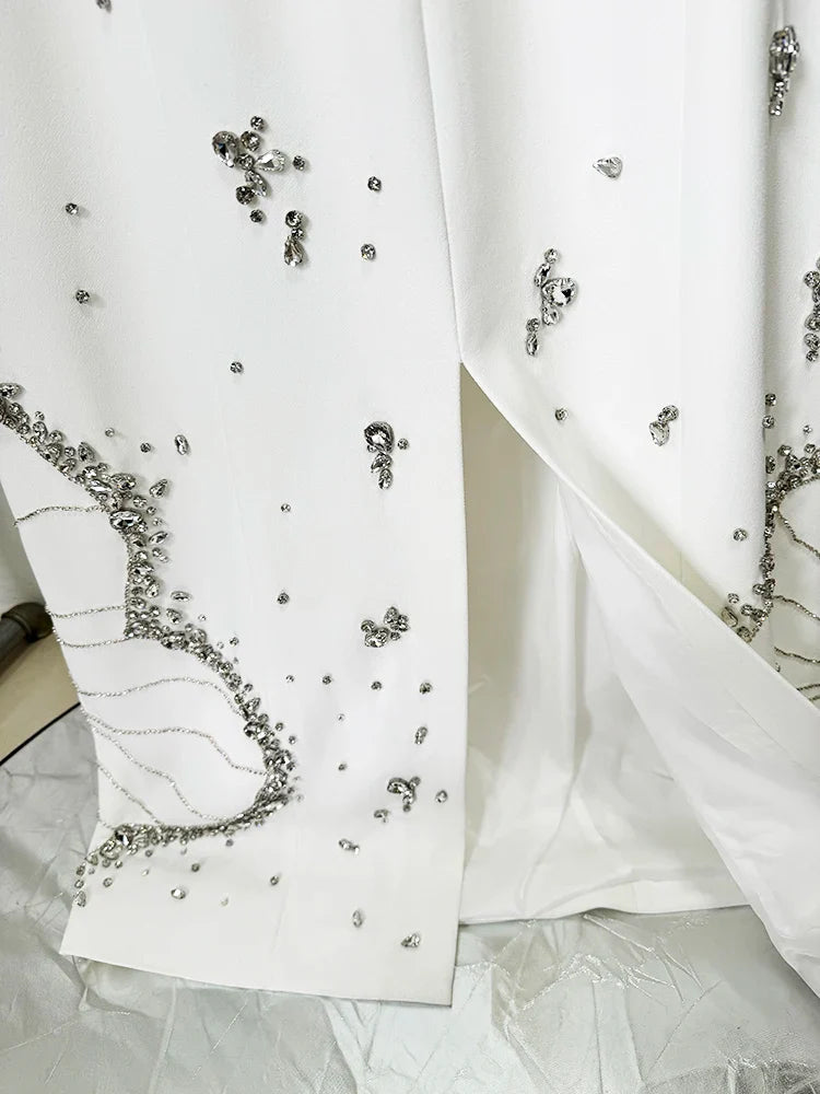 Luxury Crystal Maxi Gown