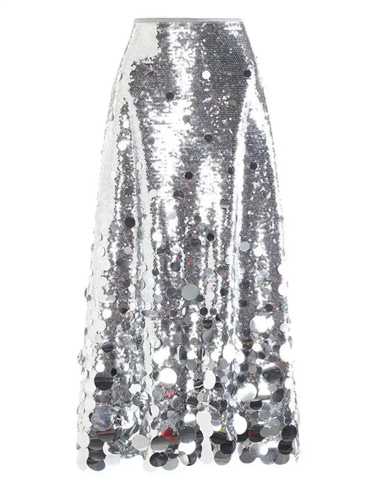 Luxe Sequin Pull-on Skirt