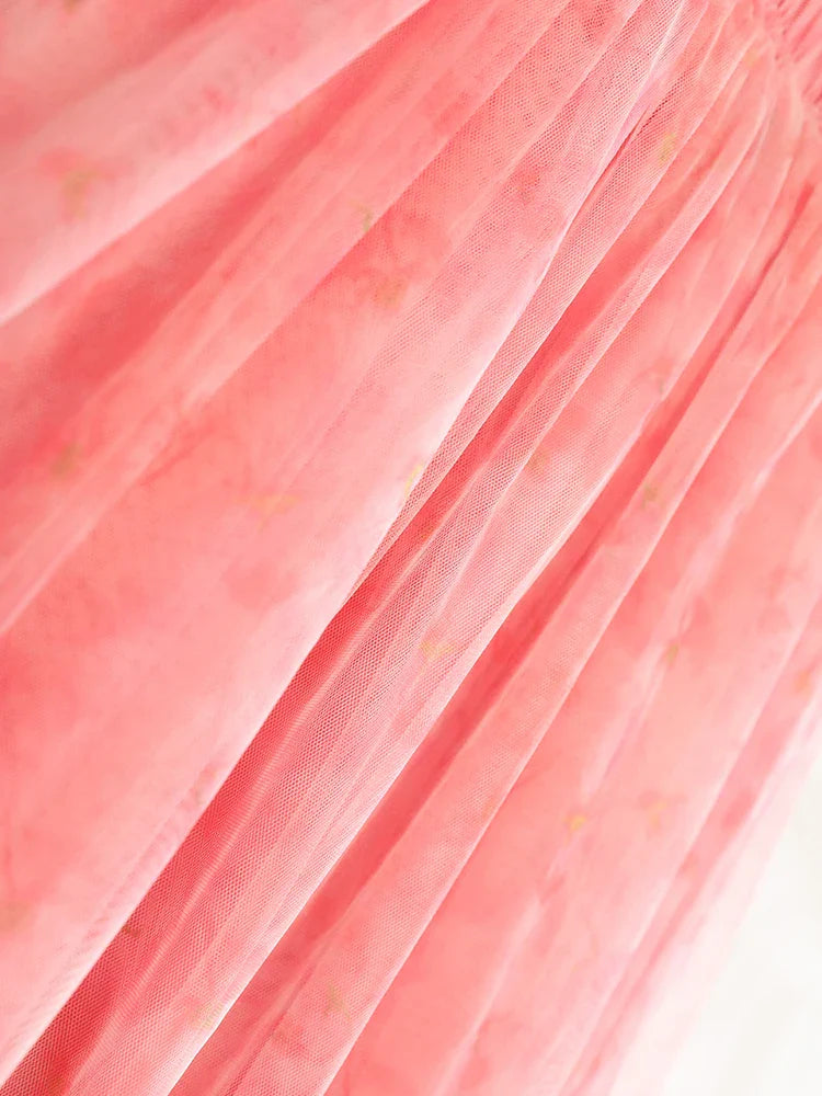 New Couture Tulle Midi Skirt