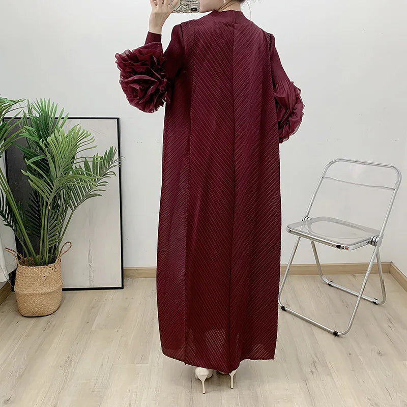 Women's Truly Pleated Oversized Midi Dress