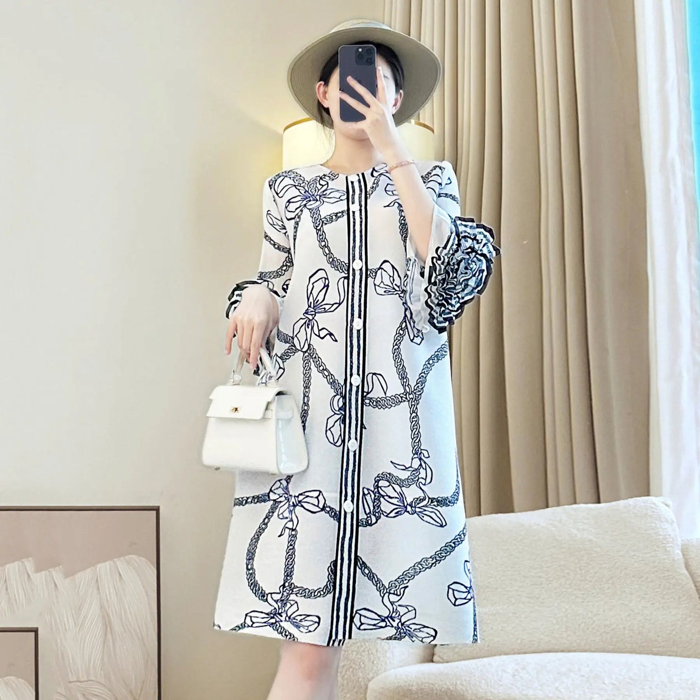 Truly Pleated Loose Fit Dress