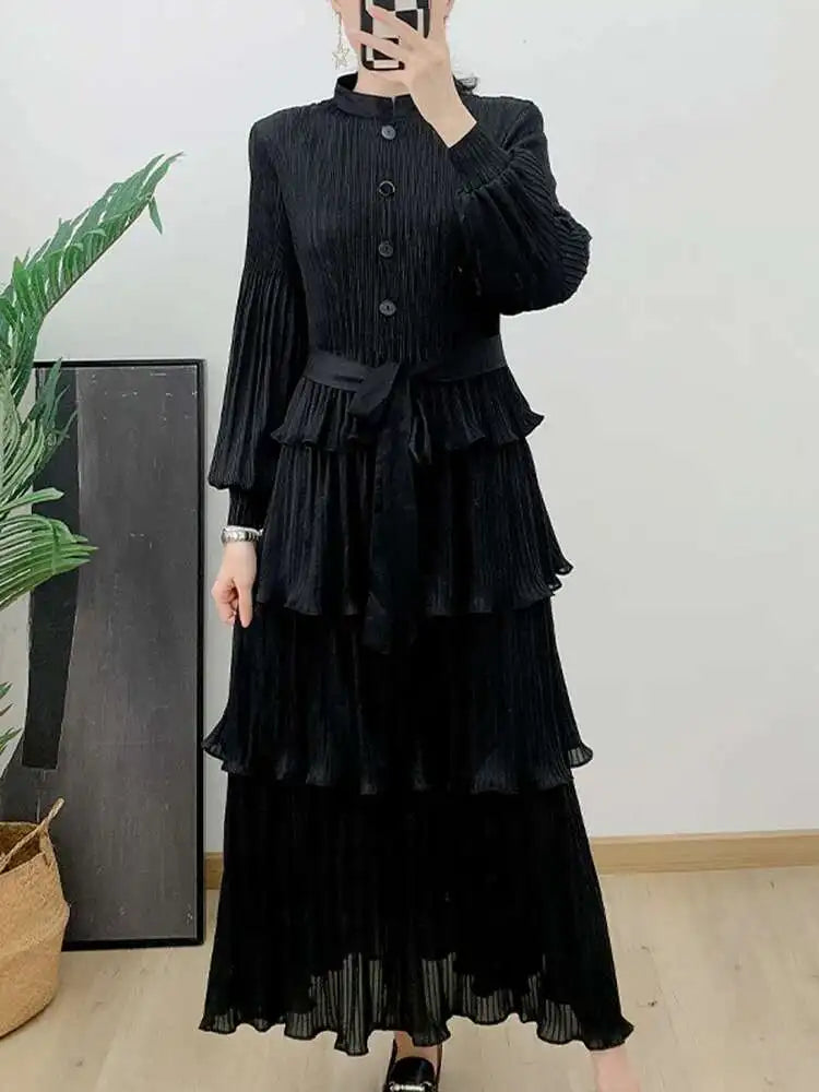 Truly Casual Pleated Blouse Dress