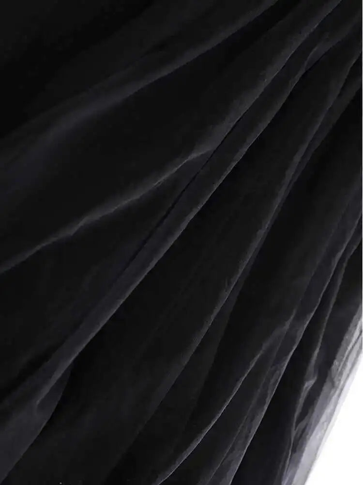 Tulle Sequin Midi Pull-On Skirt