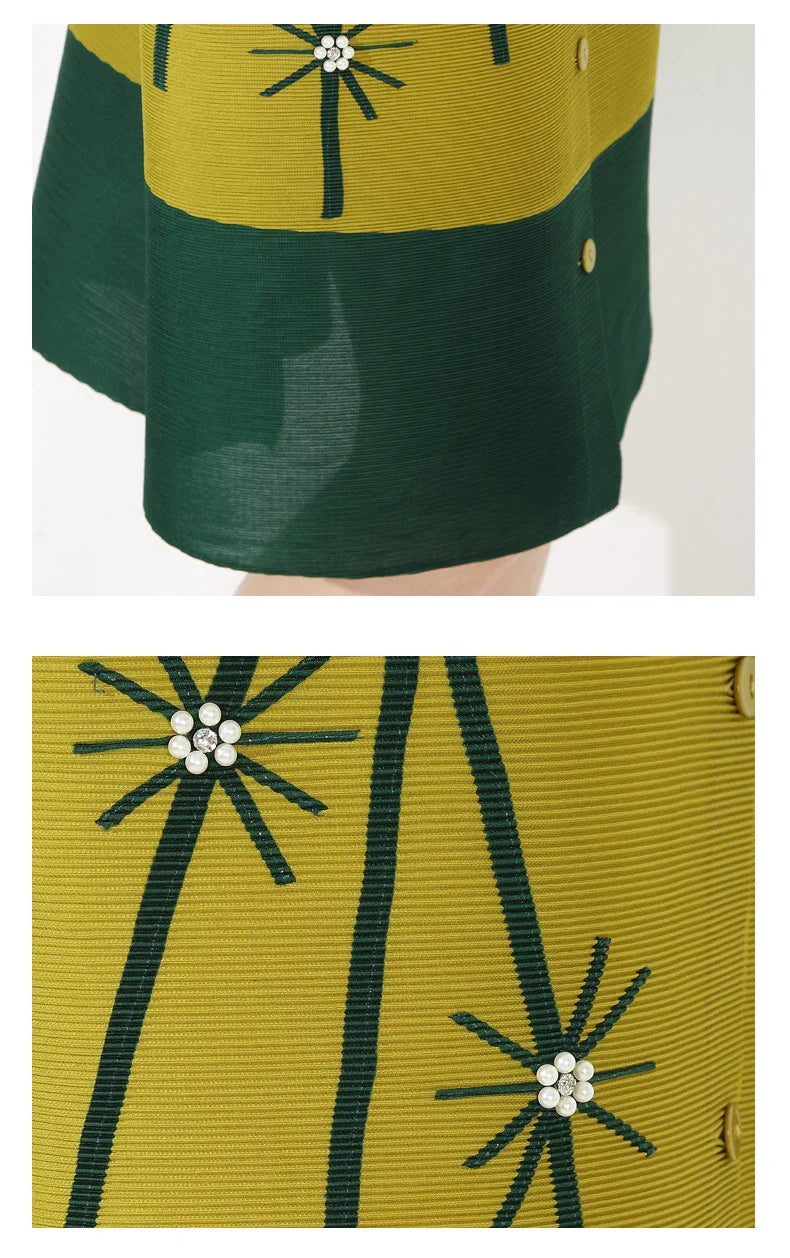 Luxury Pleated Blouse Dress | Contemporary Style