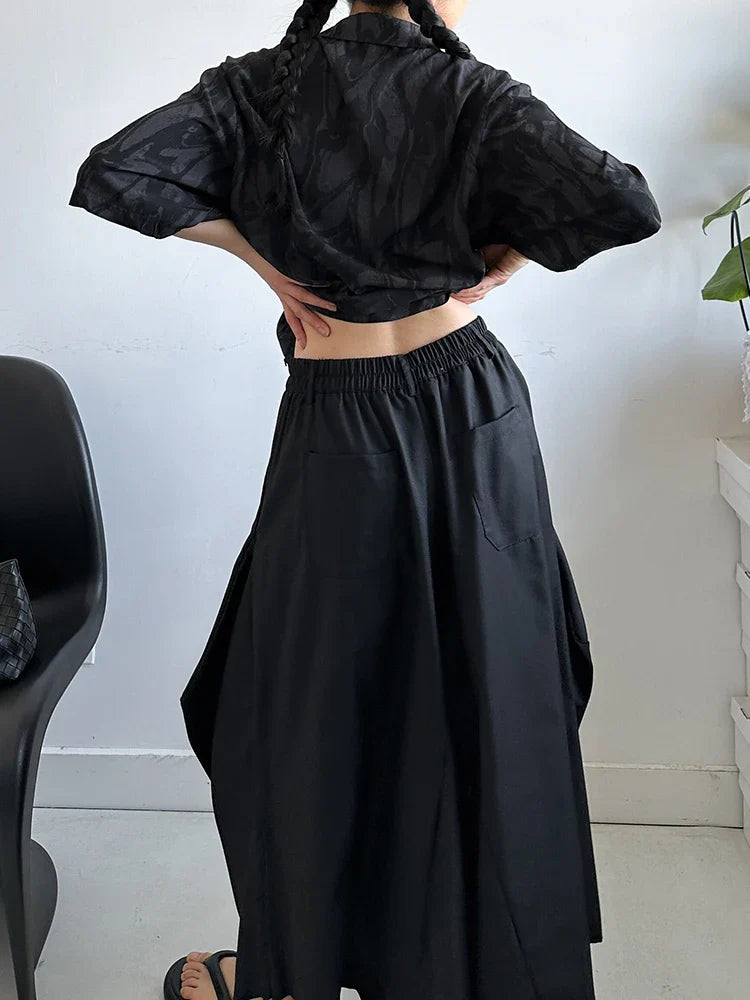 Luxe Extra Wide Leg Harem Pants